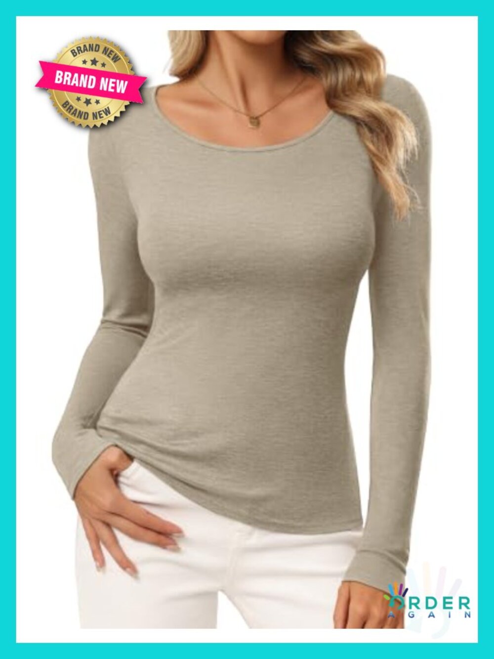 Merino Wool Long Sleeve Lightweight Shirt Fitted Crew Neck Base Layer